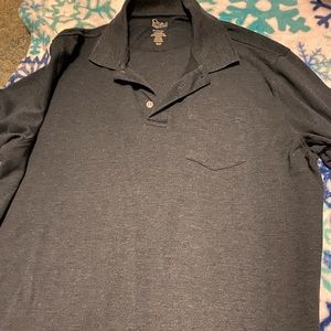 Mens XL Croft & Barrow long sleeve shirts one dark blue and one dark gray